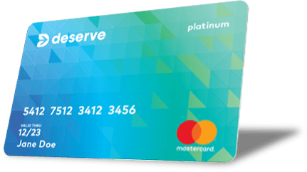 Deserve Platinum Credit Card Gradient Blue - Small Image