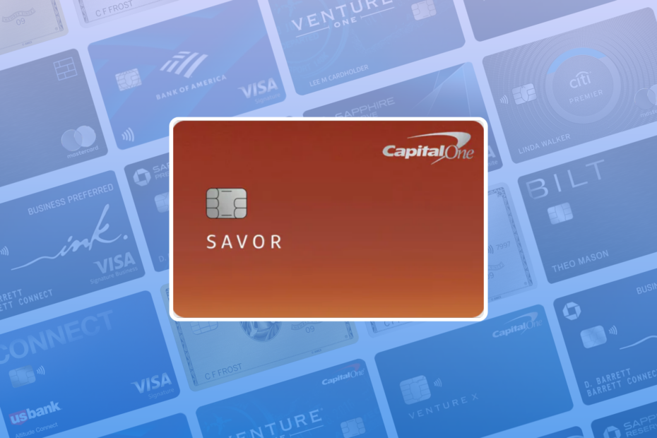 Capital One Credit Card Red Savor - Large Image